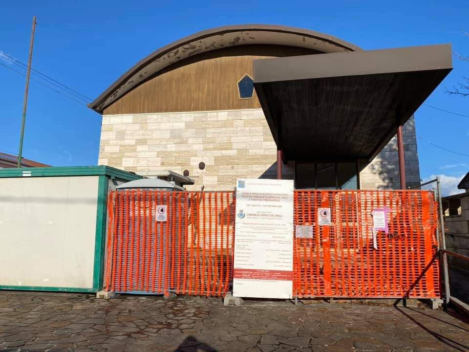Copertina per La palestra di Capriva del Friuli ospiterà 200 persone, opera pronta entro settembre